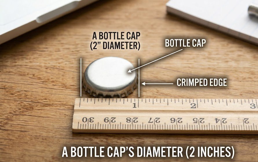 A Bottle Cap's Diameter