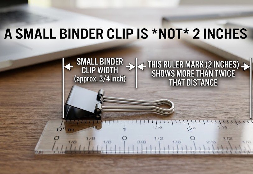 A Small Binder Clip
