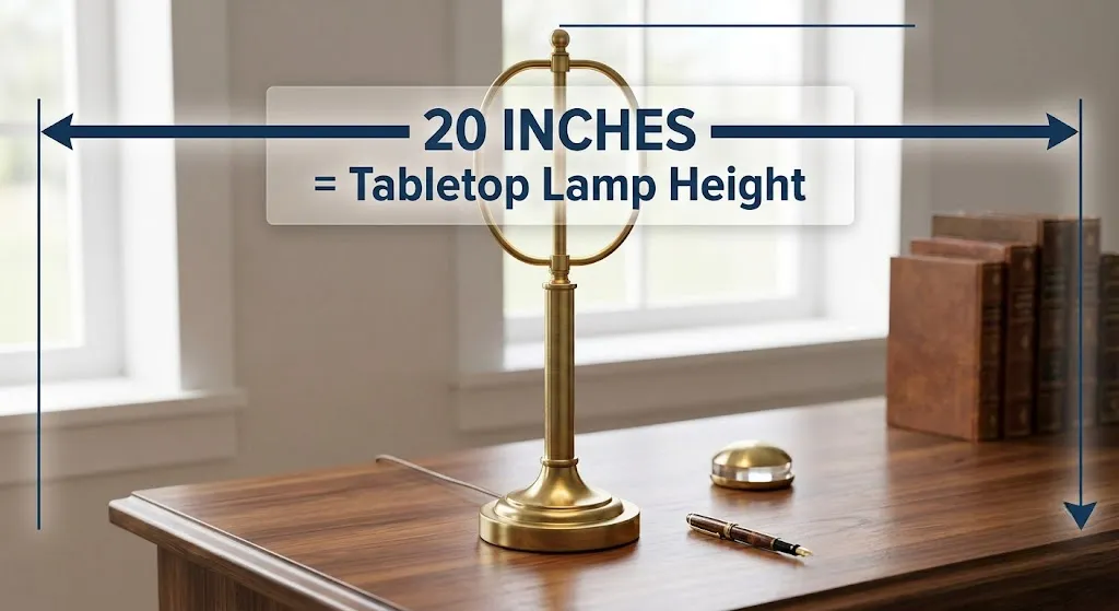Tabletop Lamp Height