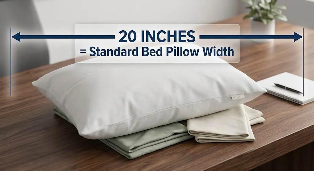 Standard Bed Pillow Width