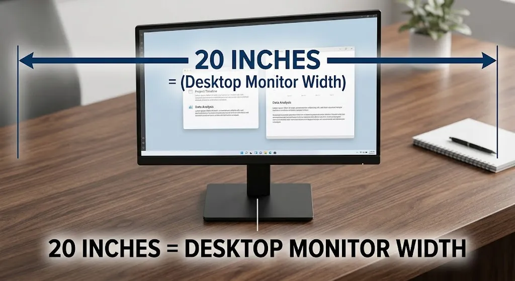 Desktop Monitor Width