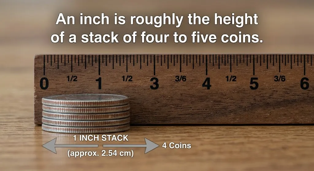 A Stack of Four to Five Coins