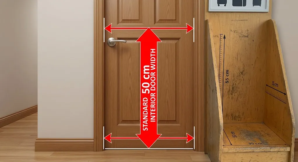 Standard interior door width 