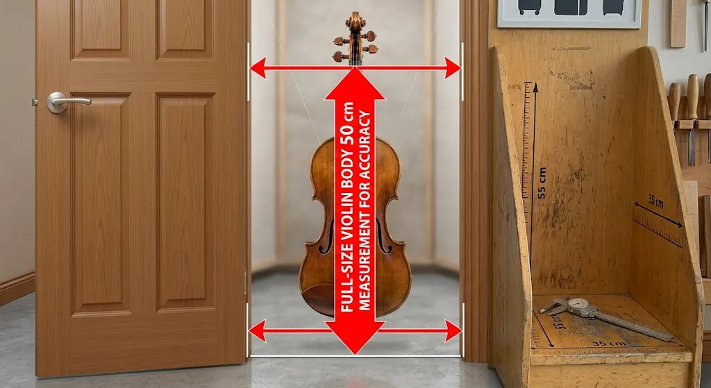 Full-size violin body 