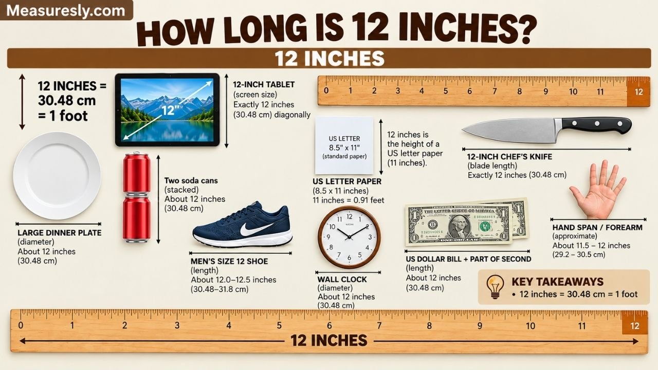 How Long Is 12 Inches? Exact Measurement, Conversions & Real-Life Comparisons